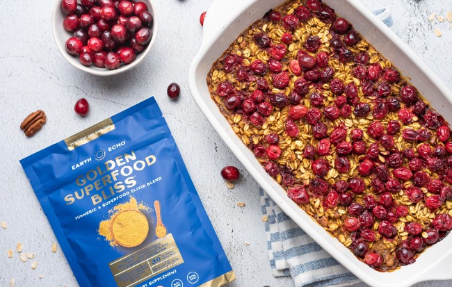Image of Golden Cranberry Baked Oatmeal